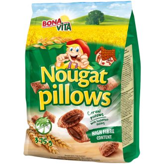 Cereal Pillows with hazelnut filling (375 g)