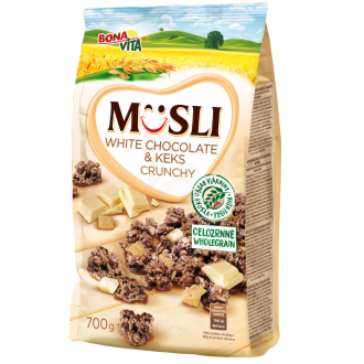 Müsli with white chocolate and keks (700 g)