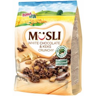 MÜsli with white chocolate & keks (375 g)